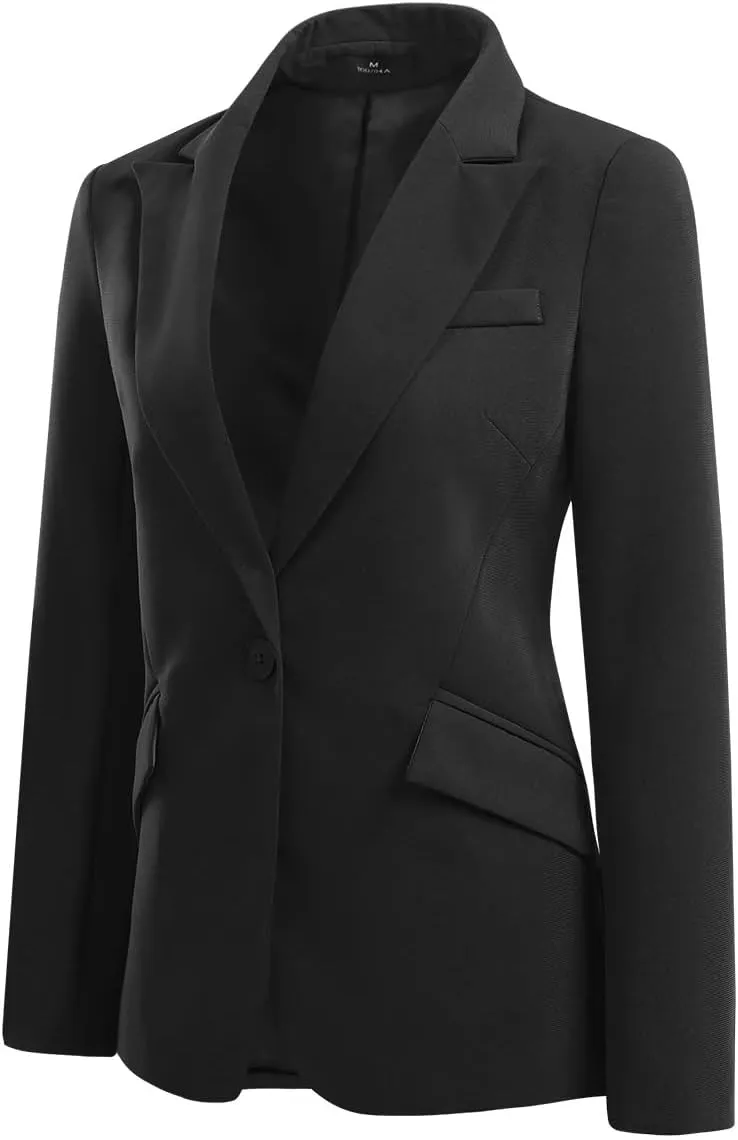 YUNCLOS Womens Formal Two Piece Office Lady Suit Set Work Blazer Jacket Pant
